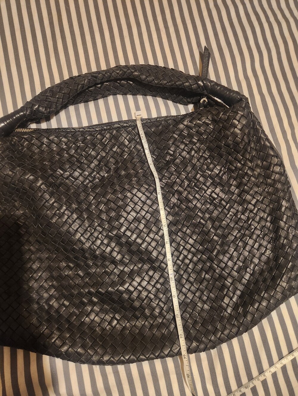 Christopher Kon Black Woven Leather Hobo Bag - Women - Picture 14 of 16